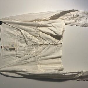 Gorgeous Free People Long Sleeve Crop Top